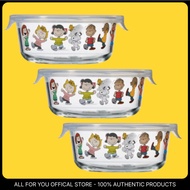 [Pyrex] Snoopy Round Storage Container 380ml, 3p Set / Baby Food Container