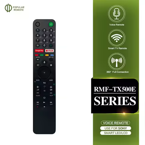 RMF-TX500E Voice Remote Control Replacement Applicable for Sony TV KD-75X75CH XBR-55A8H XBR-55X950G