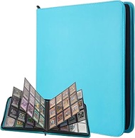 Lictin Trading Card Album, 576 Pockets Card Binder with Zipper Closure, Waterproof Trading Binders w