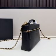 [Zivy Boutique] High-Quality European Imported First Layer Pebbled Grain Cowhide Handbag Chain Shoul