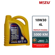 (Ready stock) Mizu Premium Mineral 10W 30 Car engine oil (4L)
