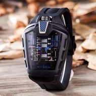 Sports Car Bugatti Creative Concept Watch Male Unique Cool Engine Domineering Trendy Men's Watch