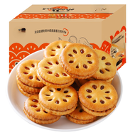 【Imported snacks】Jam sandwich biscuits 400g