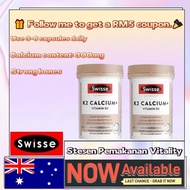 【EPX-2027】Swisse Calcium with Vitamin D3 and K2 Tablets for Adults 90 Count