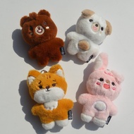Kpop Idol DAY6 Same Plush Doll Bag Keychain Denimalz Don Pil Ke Doll Pendant