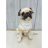 NEW PRODUCT!! Miniature Pug Dog Display Statue / Dog Petshop