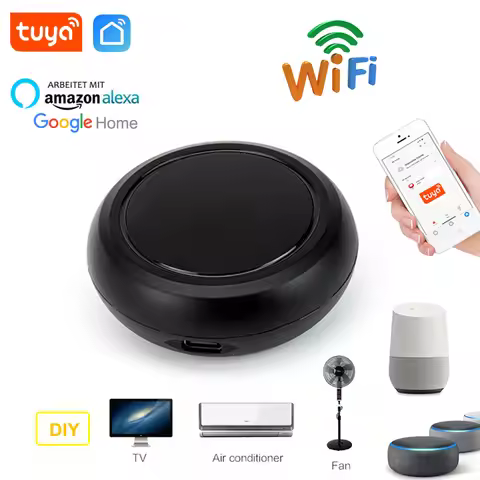 Tuya WiFi Universal IR Remote Control for TV Air Conditioner Alexa Remote Control Works with Google 