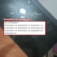 LED LCD Laptop B140XW01 V.8 V.6 V.0 Screen Display - 14inc Standard 40PIN Res.1366*768