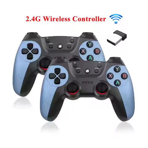 New Arrival 2.4G Wireless Double Game Controller Video Game For Game Box Game Stick PC Smart TV Box 