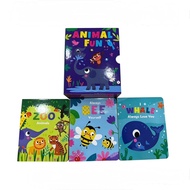 (3 boardbooks) animal fun zoo animal always bee yourself i whale always love you