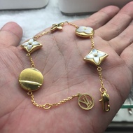 [TYshop]lv 316L Stainless Bracelet 18k Gold Bracelet For Women Jewelry Hypoallergenic Non Tarnish