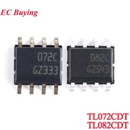 10Pcs/5pcs TL082CDT 082C 072C TL072CDT TL072 TL082 SOIC-8 Chip Operational Amplifier Dual 36V 4MHZ 1