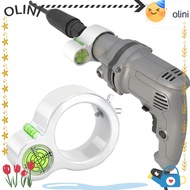 OLINI Drill Hole  Level, Circular Slot 63/ 53mm Electric Drill Level,  Vertical Portable Durable Bub