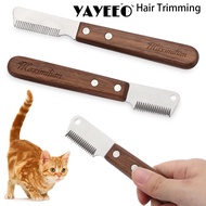 YAYEEO Pet Hair Remover Hairdressing Tool Fur Cleaner Disassembled Pluck grooming Supply Cat Brush