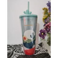 Starbucks summer 2021 20oz cactus straw cup