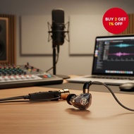 SPRISE KT Diamond Wired Earphones, 3.5mm, In-Ear, Deep Bass, Dynamic Stereo, with Mic, High Quality 