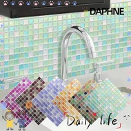 DAPHNE 1pcs Self-Adhesive Tile Sticker, Self-adhesive Removable Mosaic Tile Sticker,  PVC DIY Waterp