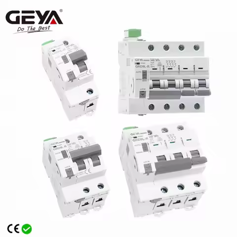 GEYA Din Rail GYM9 1P 2P 3P 4P MCB with Autoreclose Device Automatic Reset Circuit Breaker Smart Hom