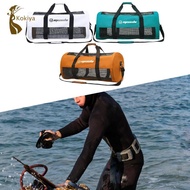 [kokiya] Mesh Diving Duffle Bag 60L Mesh Dive Duffel Bag for Snorkeling Beach Rafting