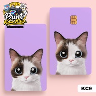 KAWAII CAT ( SERIES 1 ) - TNG CARD Sticker Cover (Waterproof, High Quality) ,TNG CARD