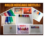 *SET OF 10* 3ML 3.5ML 5ML etc.  refillable roll on roller ball perfume bottle refill/essential oil