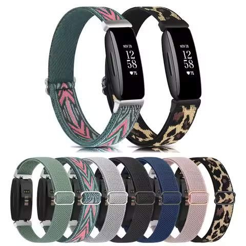 Strap For Fitbit Inspire 1/Inspire 2/Inspire HR Band Elastic Nylon Watchband Bracelet For Fitbit ACE