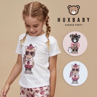 Australia Huxbaby Organic Cotton Strawberry Cat Bear Top
