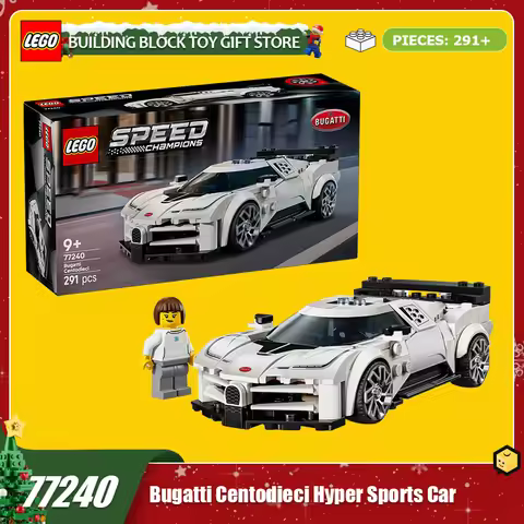 Lego Building Blocks 77240 Bugatti Centodieci Supercar Racing Model Building Blocks Set Children's T