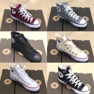 BIG SIZE CONVERSE ALL STAR HIGH CUT BLACK WHITE MAROON (36-46)