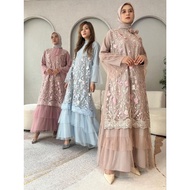 Ls434 Queenstreet Safiyyah Maxy Dress Premium | Detachable Women's Suit Burkat Luxurious Robe for Mo