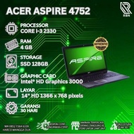 LAPTOP Notebook ACER Aspire 4752 i3-2330 HD 3000 Second Original