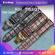 Apply To TISSOT Seastar Series Genuine Leather Watch Strap For T065430A Men 19mm
