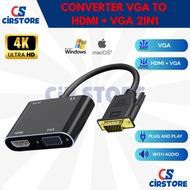 VGA to HDMI Converter VGA 2in1 VGA to HDMI + VGA converter VGA to VGA converter/ HDMI VGA to HDMI VG