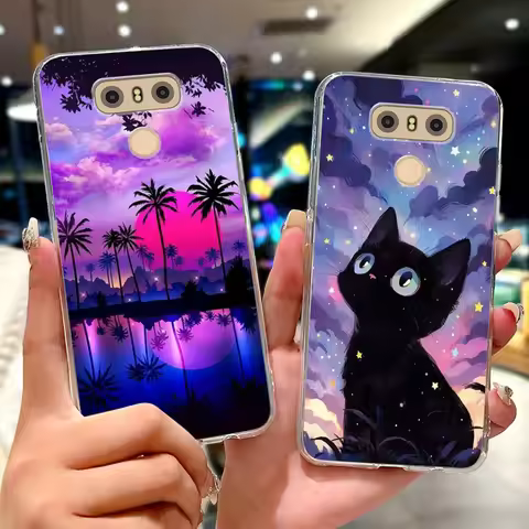 New Design Phone Case For LG G6 G6+ H870 H871 H872 H873 Clear TPU Slim Back Cover For LG G 6 G6 Plus