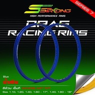 วงล้อ Sstrong ทรง MT ( ราคาต่อวง )ล้อเอสสตรอง  ล้อสนามMT ล้อแข่ง ยิงทราย ขอบ17 มี ซื้อ 2 วง แถมเสื้อ