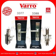 VARRO PREMIUM QUALITY VARRO HANDLESETMORTISE LOCK SET 3377-SN / 3388-SN DOOR HANDLE