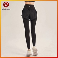 ii3 Color Women's Pants Lululemon Gym Fake Two Piece Design Yoga Pants Tights MM240