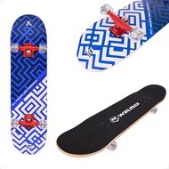 WIN.MAX Skateboard complete board with ABEC-7 ball bearings 31 x 8 inch wooden board made of 7 compa