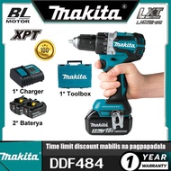 [100% tunay na orihinal na tagagawa] Makita DDF484 electric drill wireless lithium baterya rechargeable electric screwdriver 18V electric drill
