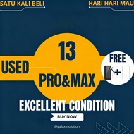 [USED] 13 PRO MAX 128GB/256GB WiFi ONLY BH100% (SATU TAHUN WARRANTY)
