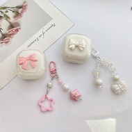 Clear Earphone Case For Redmi Buds 6 Play /Buds 6 Active /Buds6 Pro Silicone Cover with keychian  Re