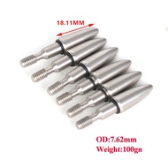 12pcs 100/125 Grain Stainless Steel Arrow Head Arrow Tips Point For Recurve Compound Bow Shooting Ar
