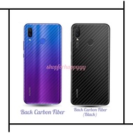 Vivo Y27 5G V29 Carbon Fiber Phone Sticker Transparent Black