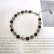黑暗榮耀 金運石黑太陽石手鏈