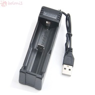 [COD] 18650 Lithium Charger LED Smart 3.7V-4.2V Li-ion Battery Auto Stop Charger 18650 Battery 8650 
