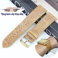 Thin Ostrich Leather Watch Strap with Pin and Strap Remover, Many Colors, All Sizes 12mm 14mm 16mm 1