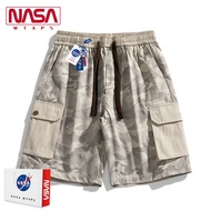 NASA WTAPS Flagship Store American High Street Retro Shorts Men Summer Street Wear Loose Camouflage 