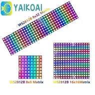 GLENES Pixels Led Panel Colorful Individually Addressable RGB LED 8x8 16x16 8x32 WS2812 with IC Matr