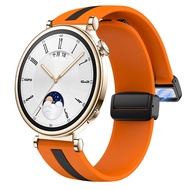 18mm 20mm 22mm Magnetic Buckle Silicone Strap bracelet Compatible For Samsung Galaxy Watch 6 5 4 40/