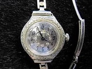 WALTHAM 華爾頓-美國古董錶,約30~40年代外殼雕花包金機械錶款